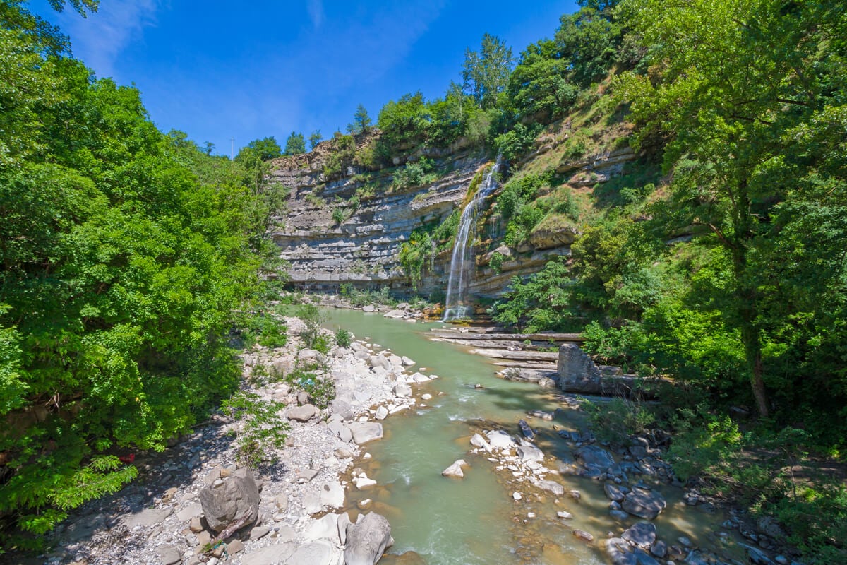 Castel del Rio (BO), Cascata del Moraduccio 