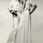 Collezione abbigliamento Callaghan Collezione Mare Moda Primavera/Estate, 1979. Stampa fotografica bianco e nero su carta al bromuro d’argento autore Bob Krieger mm. 300 X237 D043679S