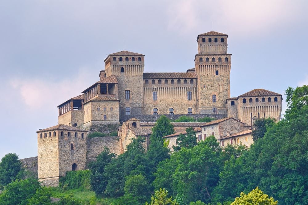 Langhirano (PR), Castello di Torrechiara | Ph. Miti74 via Shutterstock (solo per uso editoriale)