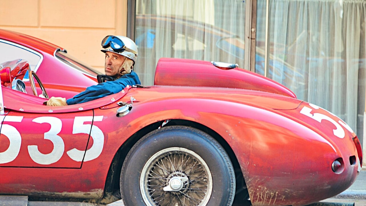 Ferrari (2023), Un film di Michael Mann. In foto: Patrick Dempsey