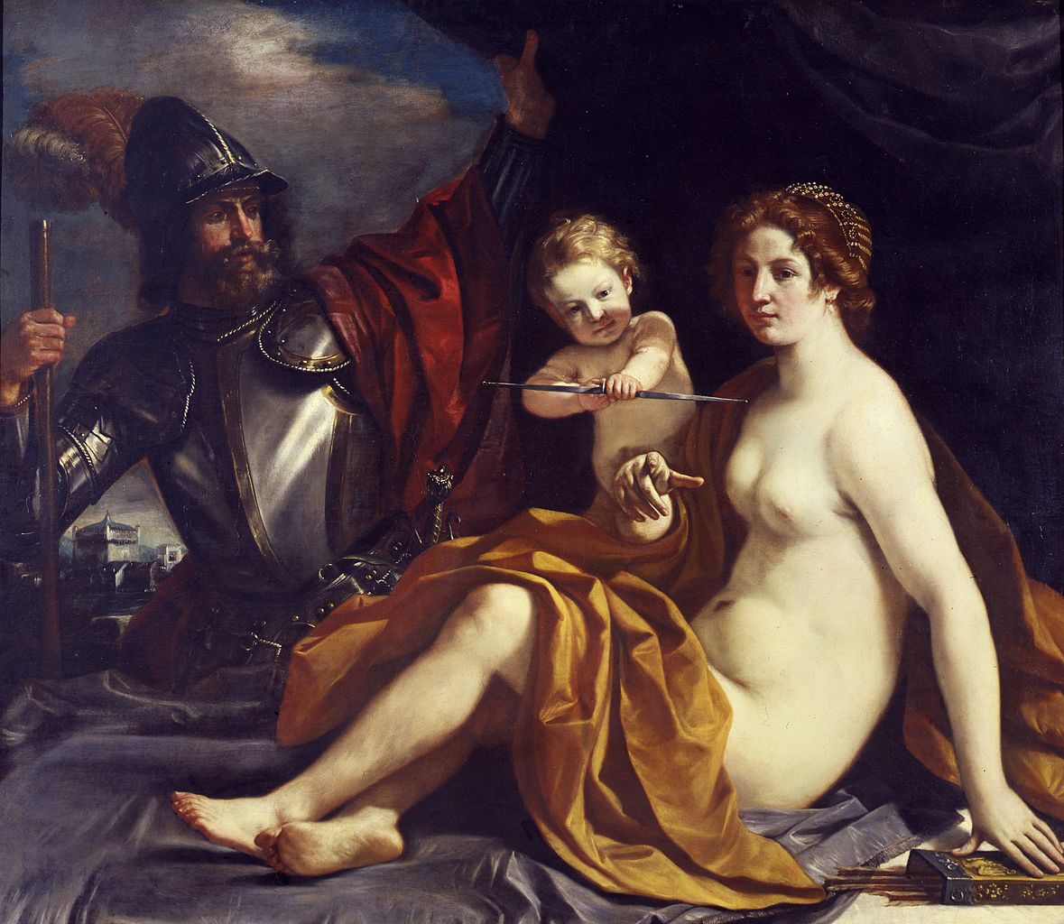 Modena, Galleria Estense, "Venere, Marte e Amore" (1633) | Credit: Galleria Estense di Modena