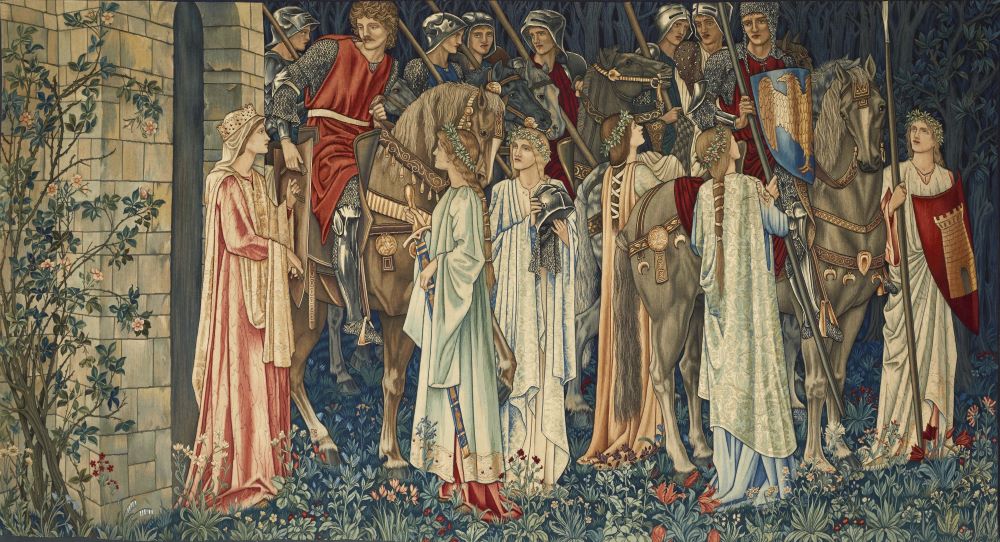 Edward Burne-Jones, The Arming and Departure of the Knights (1894) | Ph. Museo Civico San Domenico di Forlì