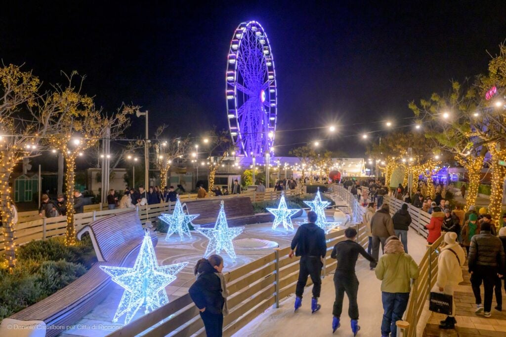 Riccione Lungomare Ice Park Ph. Città di Riccione