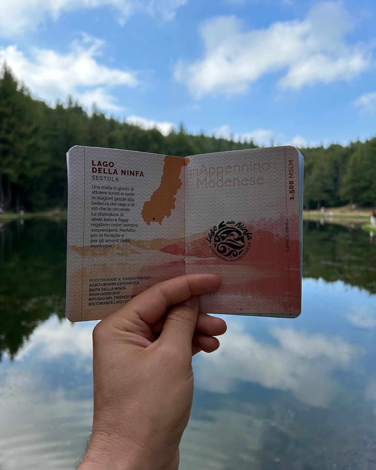 Passaporto Turistico dell'Appennino Modenese, Lago della Ninfa