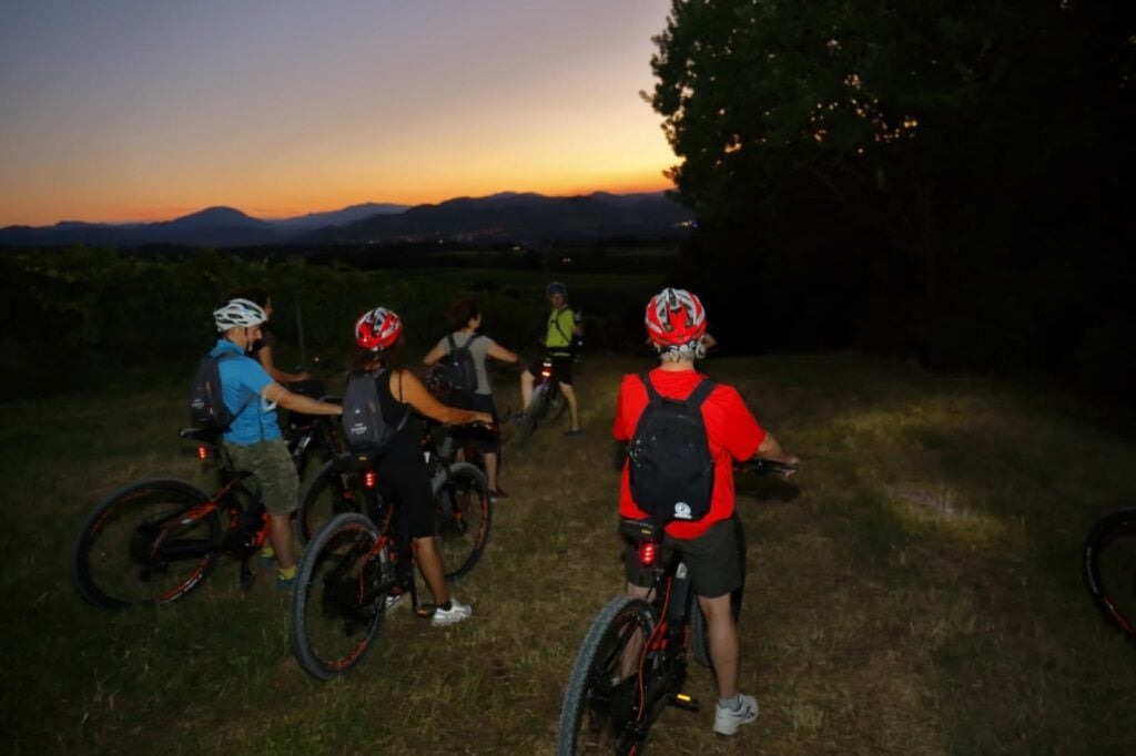 Torrechiara (PR) Ebike by night